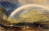 Joseph Mallord William Turner Canvas Paintings - Rainbow
